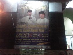 ERZALDI: JANGAN PANGGIL KU USTADZ CUKUP GUBERNUR BAI