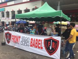 FJB DIRIKAN POSKO BANTUAN BANJIR BELITUNG DAN BELTIM