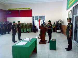 DANREM 045 GARUDA GAYA PIMPIN SERTIJAB DANDIM 0413/BANGKA