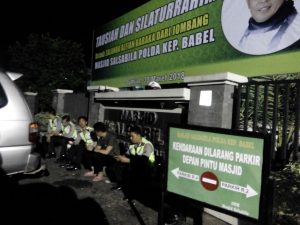 30 Personel Polres Pangkalpinang Amankan Tabligh Akbar Di Masjid Salsabilah
