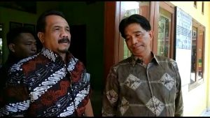 Peduli Pendidikan Bupati Beltim Tinjau Ujian Universitas Terbuka Di SMA 1