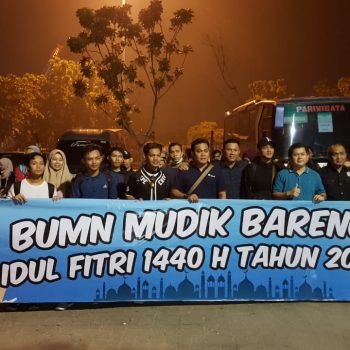 Peserta BUMN Mudik Bareng PT Timah Tiba