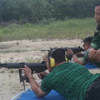 Danlanud Ajak Wartawan Menembak