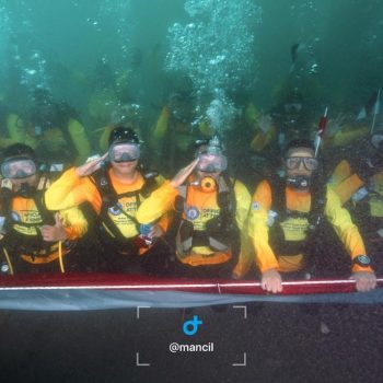 Tedung Diving Club Bagian Dari Pemecahan Rekor Dunia