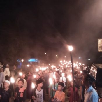 Memperingati Malam 10 Muharram, Kecamatan Girimaya Gelar Pawai Obor
