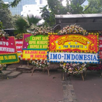 Simpati Kepada Jenderal (Purn) Wiranto, IMO Indonesia Kirim Karangan Bunga