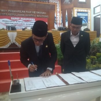Trio Pimpinan DPRD Babel Tuntaskan Pembentukan AKD