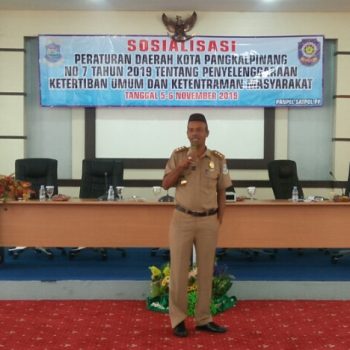 Satpol PP Sosialisasikan Perda No 7 Dan Perwako No 36 Tahun 2019