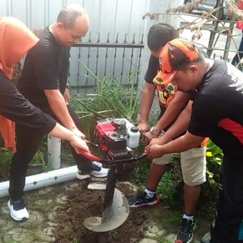 Molen Bersama Pemuda Pancasila Launching Seribu Lubang Biopori