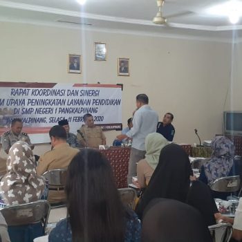 SMPN 1 Pangkalpinang Gelar Rapat Koordinasi Dan Sinergi