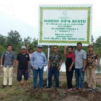 KH. Ma’ruf Amin Akan Bangun Pesantren Di Pangkalpinang