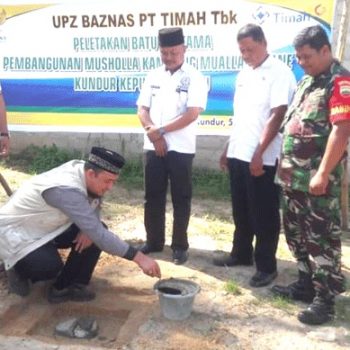 UPZ Baznas PT Timah Bangun Mushola Bagi Warga Suku Duana