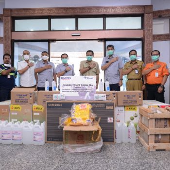 PT Timah Serahkan Bantuan Penanganan Virus Corona