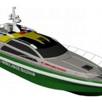 Pembuatan Ambulan Laut Baznas Ini Dibiayai Dari Zakat Profesi Karyawan PT Timah