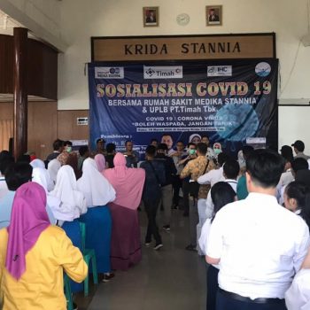 Sosialisasi Pencegahan Virus Corona PT Timah Di Belinyu, “Boleh Waspada, Jangan Panik”