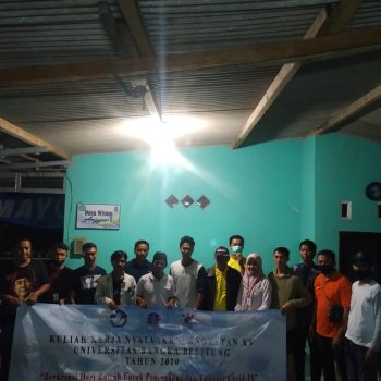 Maraknya Permasalahan Tanah Sengketa di Tuatunu Indah Mahasiswa KKN UBB 2020 Berikan Solusi