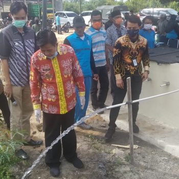 Bupati Resmikan Sanitasi Air Bersih Bateng, CSR PT Timah