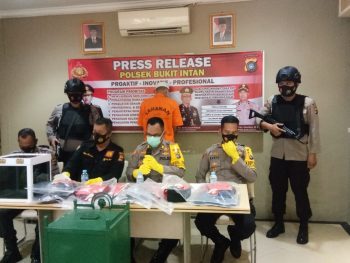 Residivis Kembali Berulah Mencuri Kotak Amal Berhasil di Ringkus Tim Polsek Bukit Intan