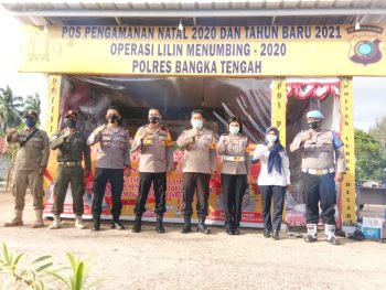 Polres Bangka Tengah Cek Pos PAM Lubuk Besar Guna Untuk Memberikan Rasa Aman dan Nyaman Pada Masyarakat