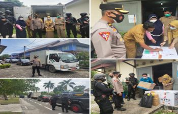 Pengawalan Vaksin Covid-19 dari Dinkes Provinsi ke Dinkes kab. Bangka.