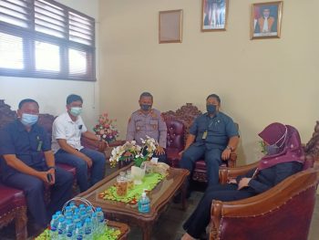 Berharap Kamtibmas Kondusif Kapolsek Berkunjung ke PN Mentok