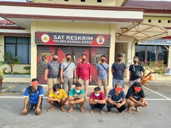 5 Pelaku Pencurian Tandan Kelapa Sawit Berhasil di Amankan Polsek Simpang Teritip