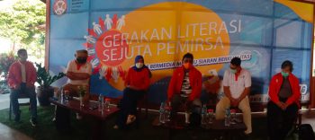 KPI Gelar Dan Loncing Maskot Literasi Sejuta Pemirsa Perdana di Pulau Leebong