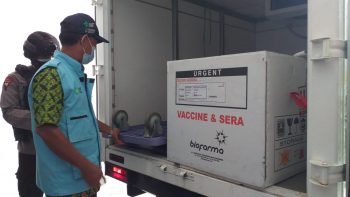 210 Vial Vaksin Sinovac Tahap Kedua Tiba di Belitung