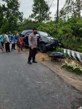 Pengendara Yamaha Jupiter MX  Meniggal di TKP