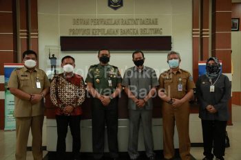 Studi Strategis Lemhanas, Brigjen TNI Aburrahman Kunjungi DPRD Babel