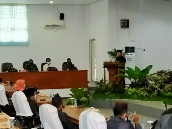 DPRD Bangka Rapat Paripurna, LKPJ  Bupati Bangka