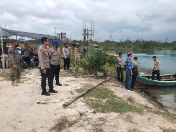 Bersama Timgab Polres Bateng Tertibkan Tambang Ilegal
