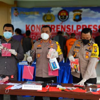 Selama Operasi Pekat Polres Bangka Berhasil Amankan 7 Tersangka