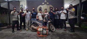 Unit Reskrim Polsek Belinyu Berhasil Amankan Pencuri Mesin Robin TI