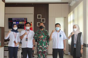 Branch Manager Bank BTN Pangkalpinang Audensi Dengan Danrem 045/Gaya