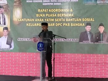 Bersama Bupati Bangka DPC PKB Memberi Bantuan Kepada Anak Yatim