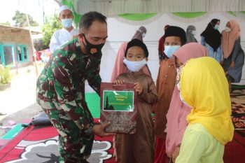 Korem 045/Gaya Menginginkan Anak Panti Asuhan Berbahagia Menikmati Lebaran