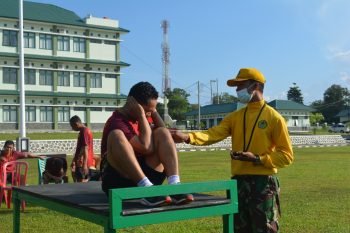 Prajurit Korem 045/Gaya Gelar Test Garjas Periodik dan UKP