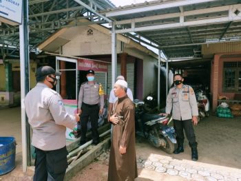 Sat Binmas Polres Bangka Ajak Masyarakat Patuhi Prokes