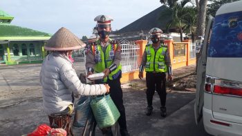 Jumat Barokah Sat Lantas Polres Bangka Laksanakan Baksos