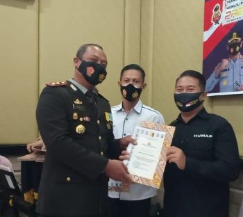Vidio Edukasi Penerimaan Polri, Humas Polres Babar Diganjar Penghargaan 