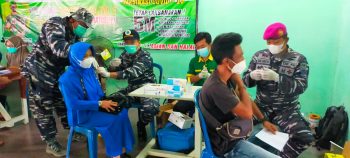 TNI AL Kembali Serang Warga Dengan  Vaksin  