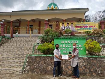 Masjid Jabal Nur Dapat Bantuan Renovasi Dari PT Timah
