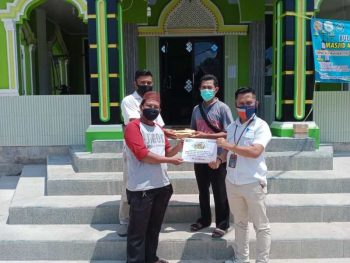 GP Anshor Basel dan Masjid Nurul Falah Terima Bantuan dari PT Timah