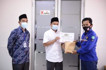 PT Timah Serahkan Bantuan Pembangunan Gedung Dakwah PCNU Basel