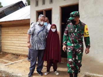 PT Timah dan Kodim 0431/Babar Renovasi Rumah Nenek Rohima