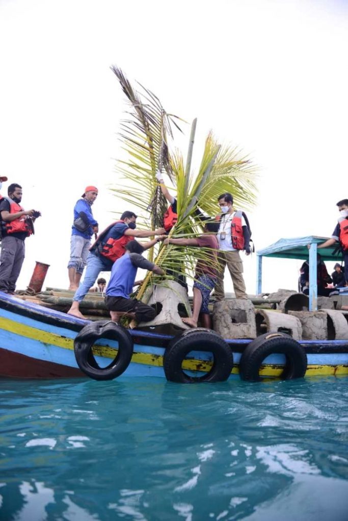 PT Timah dan Nelayan Tanjung Gunung Tenggelamkan 55 Unit Rumpon