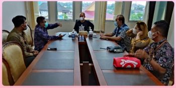 Molen Terima Audiensi GM Witel Telkom dan Putri Pariwisata Bangka Belitung 2021
