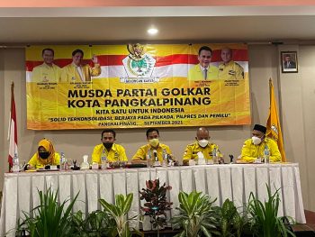 Dr. Zufriady Terpilih Aklamasi sebagai Ketua Golkar Kota Pangkalpinang
