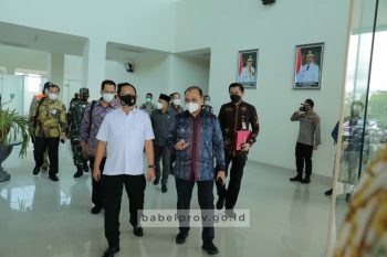 Mendagri Tito Karnavian Tiba di Pulau Bangka